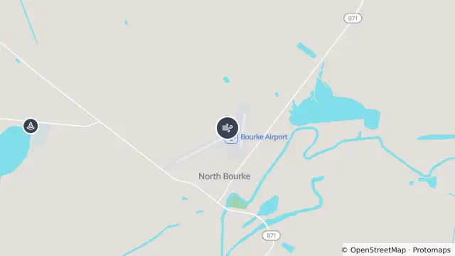 Map of Air Quality — Bourke and nearby items