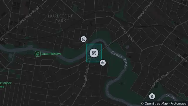 Map of Planned Power Outage — Earlwood and nearby items