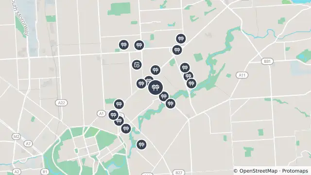 Map of Sign Installation — Ascot Avenue, Vale Park and nearby items