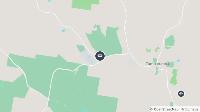 Map of Scheduled Roadwork — Tumbarumba Road, Tumbarumba and nearby items