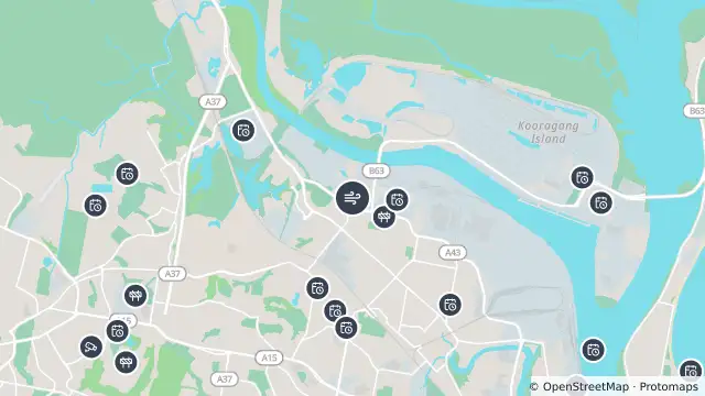 Map of Air Quality — Mayfield and nearby items