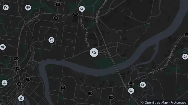 Map of Whinstanes - Gateway Mwy & Links Ave - East and nearby items