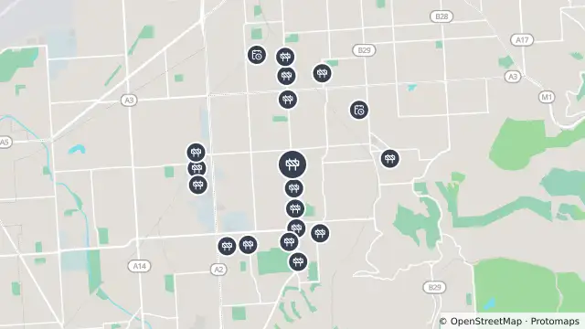 Map of Mowing — Goodwood Road, Colonel Light Gardens and nearby items