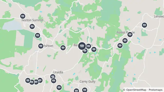 Map of Tree Pruning — Lobethal Road, Basket Range and nearby items