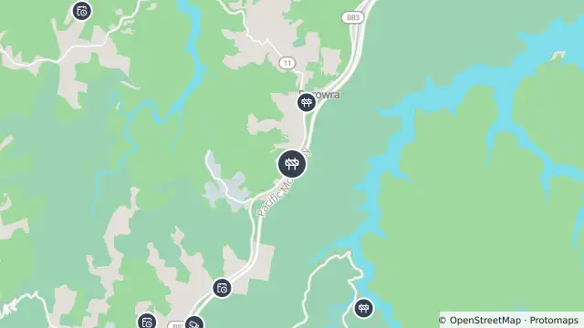 Map of Scheduled Roadwork — Pacific Highway, Berowra and nearby items
