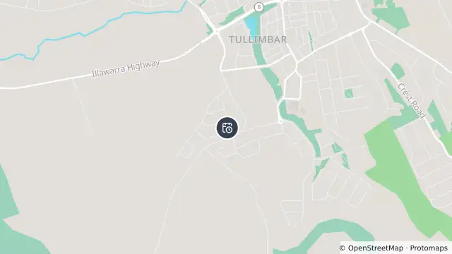 Map of Planned Power Outage — Tullimbar and nearby items