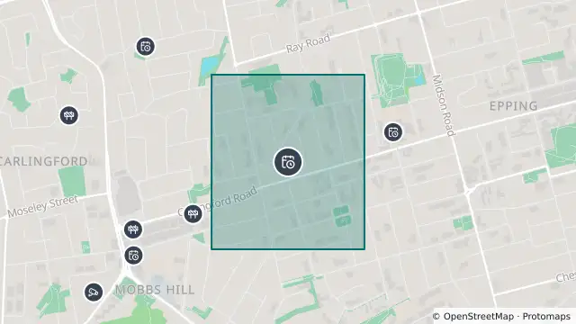 Map of Planned Power Outage — Carlingford, Epping and nearby items