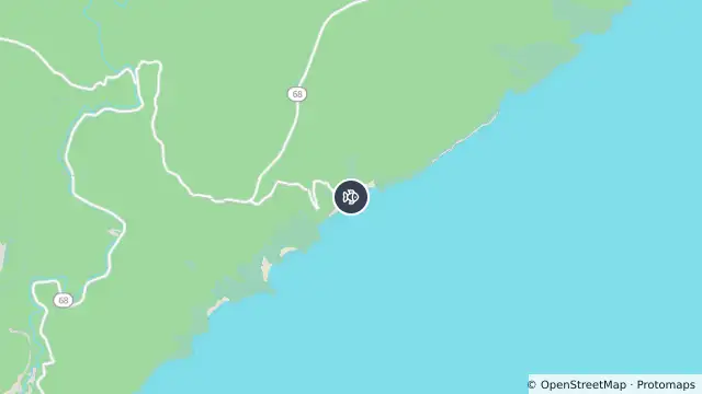 Map of Shark Net Location — Garie Beach and nearby items