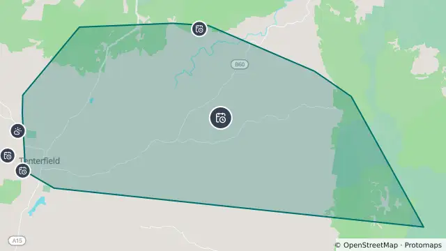 Map of Planned Power Outage — Incd-137980-R and nearby items