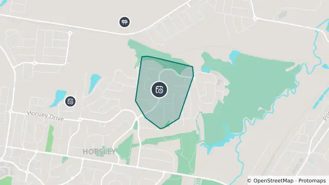 Map of Planned Power Outage — Dapto, Horsley and nearby items
