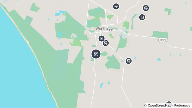 Map of Planned Power Outage — Wonthaggi and nearby items