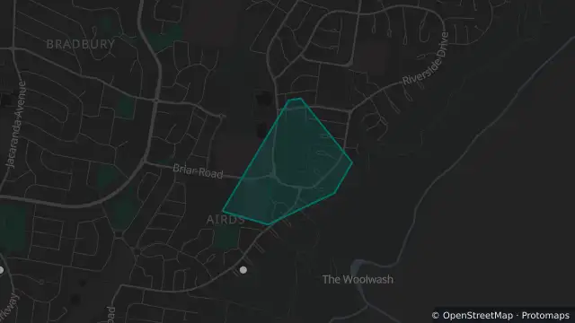 Map of Planned Power Outage — Airds and nearby items