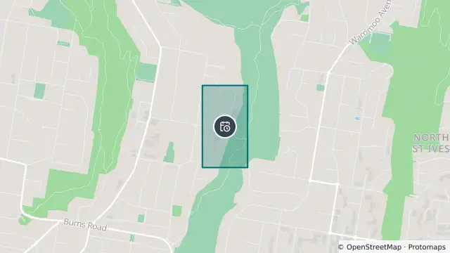 Map of Planned Power Outage — North Turramurra and nearby items