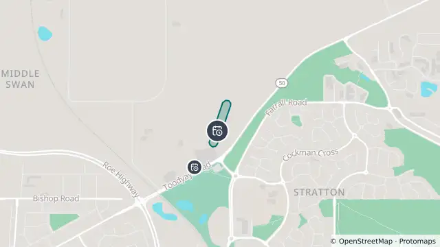 Map of Planned Power Outage — Middle Swan and nearby items