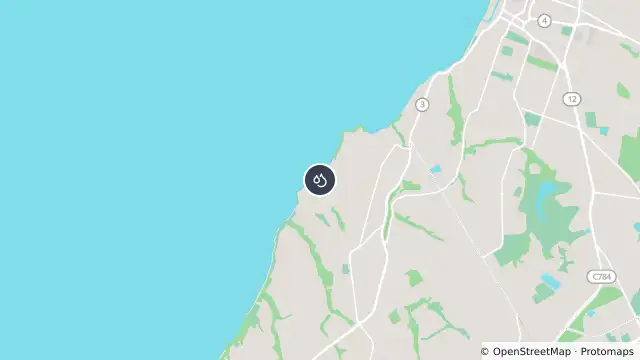 Map of Canadian Bay and nearby items