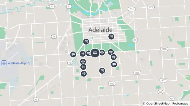 Map of Mowing — Greenhill Road, Adelaide and nearby items