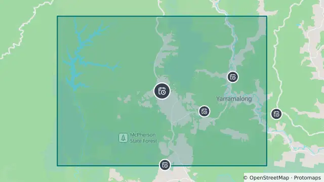 Map of Planned Power Outage — Kulnura, Wyong Creek and nearby items