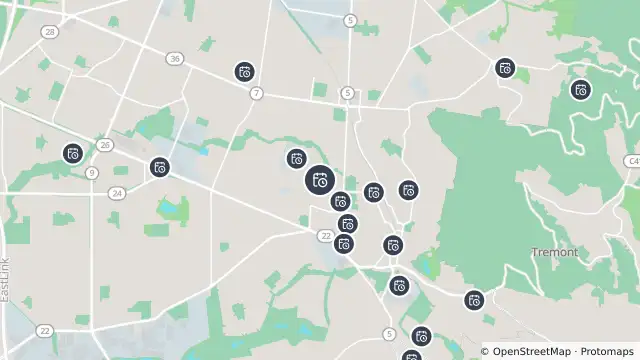 Map of Planned Power Outage — Ferntree Gully and nearby items
