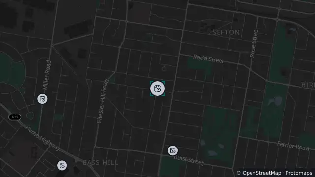Map of Planned Power Outage — Chester Hill and nearby items