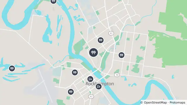 Map of Roadworks — Main Street — Park Avenue and nearby items