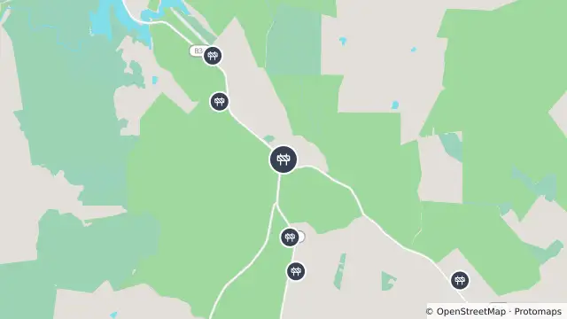 Map of Asphalt Works — Cricks Mill Road, Mount Crawford and nearby items