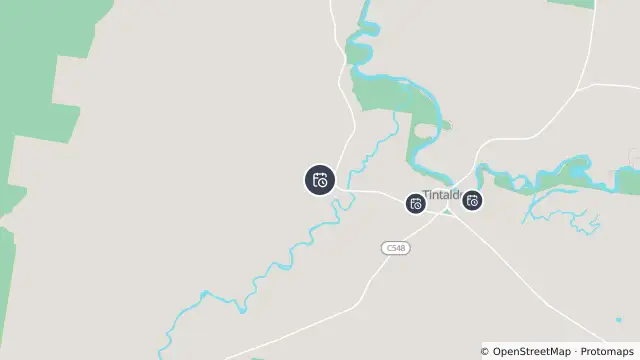 Map of Planned Power Outage — Tintaldra and nearby items