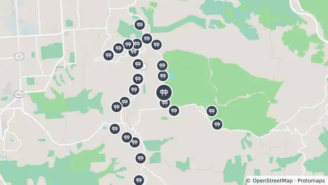 Map of Mowing — Upper Sturt Road, Belair and nearby items