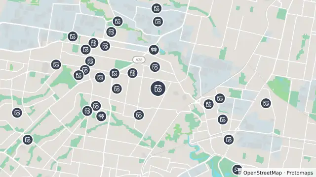 Map of Planned Power Outage — Fairfield Heights and nearby items
