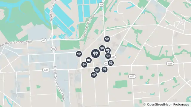 Map of Mowing — Cavan Road, Dry Creek and nearby items