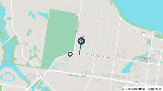 Map of Roadworks — Old Maryborough Road / Greenway Drive — Pialba and nearby items