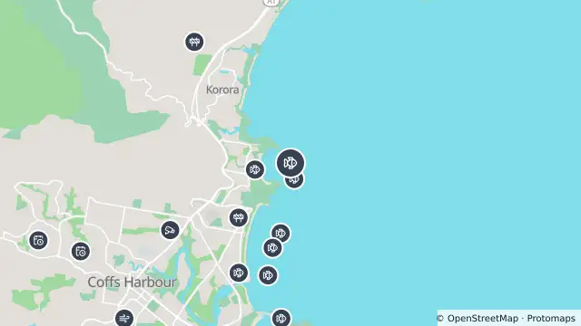 Map of Smart Drumline Location — Diggers and nearby items