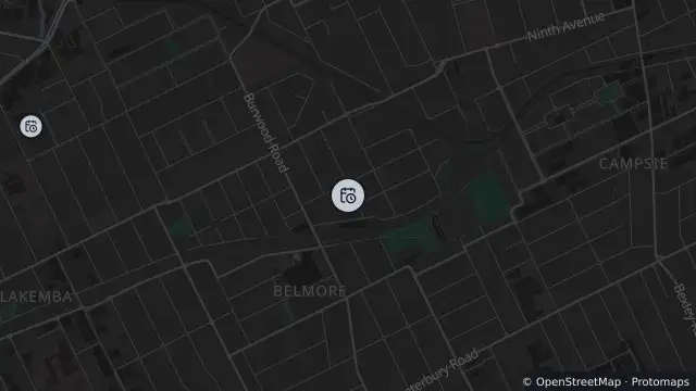 Map of Planned Power Outage — Belmore and nearby items