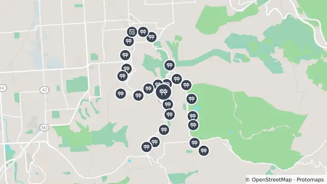 Map of Mowing — Main Road, Belair and nearby items