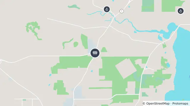 Map of Intersection Of Chester Pass Rd And Menang Drive - Willyung - Chester Pass Flyover Construction Works and nearby items