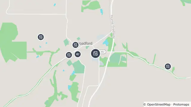 Map of Planned Power Outage — Broadford and nearby items
