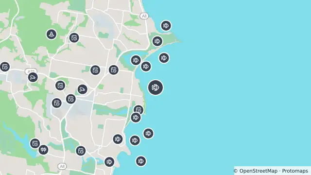 Map of Smart Drumline Location — Dee Why and nearby items