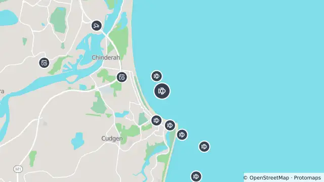 Map of Smart Drumline Location — Kingscliff and nearby items