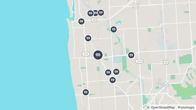 Map of Concrete Truck Pour — Diagonal Road, Somerton Park and nearby items