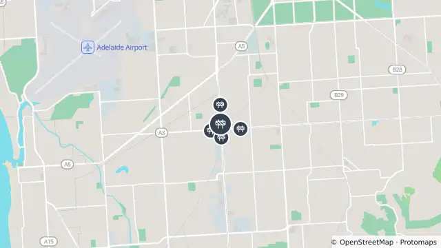 Map of Torrens To Darlington - Civil Works — South Road, Glandore and nearby items