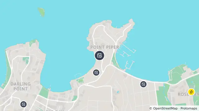Map of Planned Power Outage — Point Piper and nearby items
