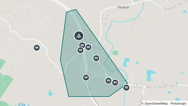 Map of The Existing Verdun Interchange Will Be Upgraded To A Full Interchange, Allowing Access To And From The South Eastern… and nearby items