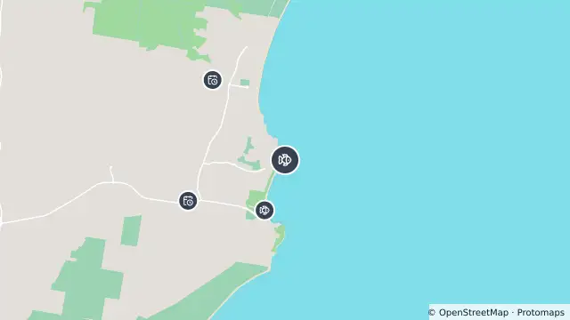 Map of Drone Surveillance Location — Red Head Beach and nearby items