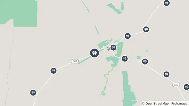 Map of Miscellaneous Works — Flinders Ranges Way, Quorn and nearby items