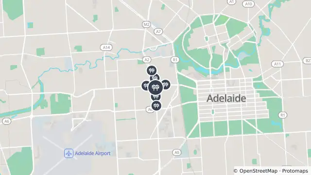 Map of Hauling — South Road, Mile End and nearby items