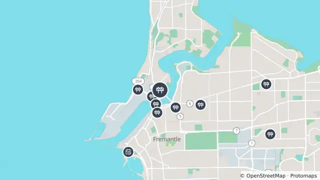 Map of Stirling Hwy And Tydeman Rd, North Fremantle - Maintenance 7pm To 5am and nearby items