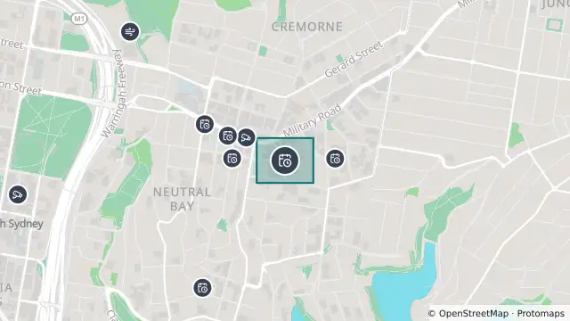 Map of Planned Power Outage — Cremorne, Neutral Bay and nearby items