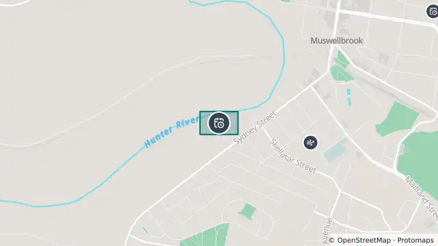 Map of Planned Power Outage — Muswellbrook and nearby items