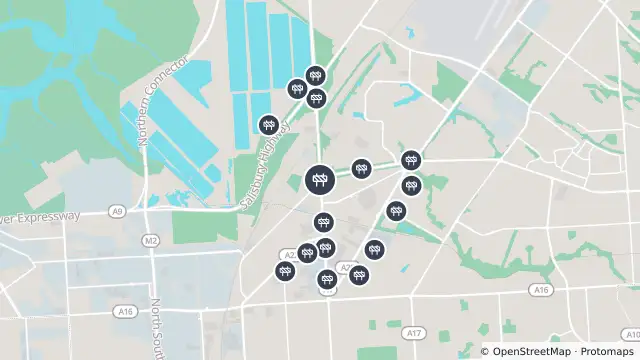 Map of Mowing — Churchill Road North, Cavan and nearby items