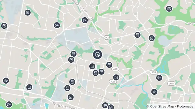 Map of Planned Power Outage — Toongabbie and nearby items