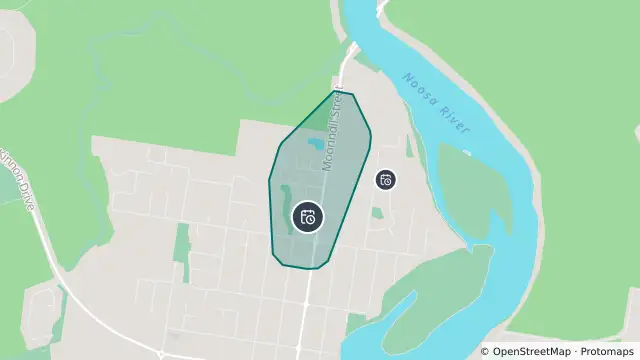 Map of Planned Power Outage — Tewantin and nearby items